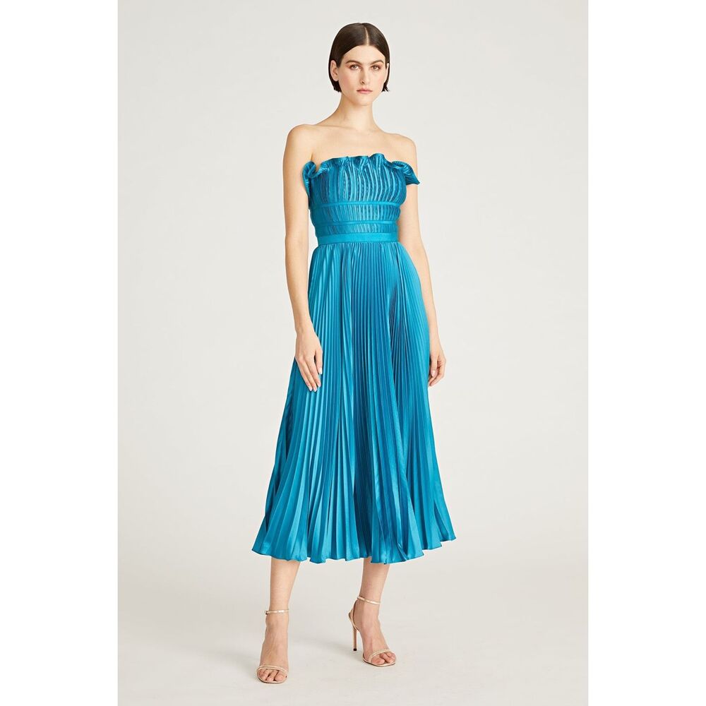 AMUR Giada Gown in Lagoon Blue Size 6 $648
